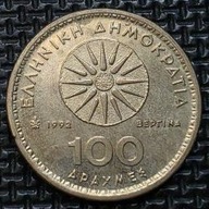 *GRECJA [0217] *100 drachm 1992 Trzecia Republika, Król Aleksander Wielki