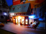 PIZZERIA z Oświetleniem LED w H0