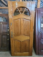 DRZWI Zewnętrzne Dębowe Drewniane Dąb Wejściowe 95x220cm