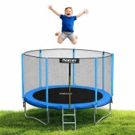 TRAMPOLINA OGRODOWA DUŻA DLA DZIECI DOROSŁYCH 312 CM 10FT 150KG BEZPIECZNA