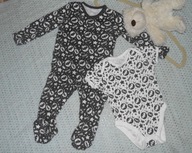 Zestaw komplet George Batman pajacyk + body 74 cm #34