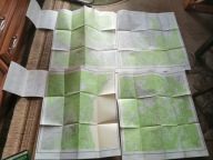 Tatry Giewont Zakopane Kasprowy Morskie Oko Ornak 14 map wojskowych komplet