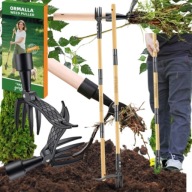 Wyciągacz chwastów Ormalla BCJ01 110 cm-bambusowy trzonek 4 stalowe szpony