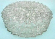 Klosz szklany lampy sufitowej, kinkietu, kryształowo podobny