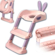 NAKŁADKA NA SEDES WC Z DRABINKĄ DLA DZIECI ANTYPOŚLIZGOWA PODNÓŻEK WC