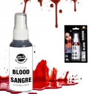 SZTUCZNA KREW NA HALLOWEN 60 ML Z ATOMIZEREM CHARAKTERYZACJA PRZEBRANIE