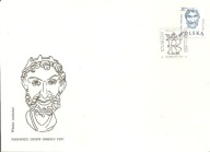 GŁOWY WAWLESKIE WŁADCA WSCHODNI - koperta FDC -1989 rok -Fi 3048