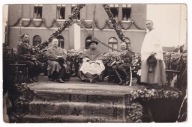 Borek Wlkp. wizyta Biskupa Generał i Pułkownik W.P. 1931r Fot Dziasek Borek
