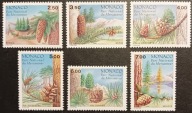FLORA ŚWIATA - MONACO Mi 2040 - 2045 ** - czysty - 11Euro