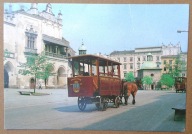 POCZTÓWKA - KRAKÓW - OMNIBUS KONNY - Rynek Główny, pocz. lat 70-ych