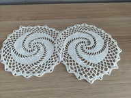 Serwetka serweta szydełkowe rękodzieło obrus misterne cacko śr20