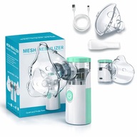 PRZENOŚNY INHALATOR NEBULIZATOR SIATECZKOWY CICHY DLA DZIECI i DOROSŁYCH