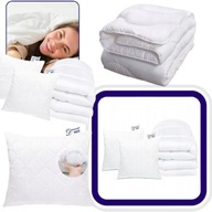 ZESTAW KOMPLET CIEPŁA KOŁDRA ANTYALERGICZNA 200X220 CM + 2 X PODUSZKA 70X80