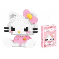 KLOCKI Hello Kitty Sanrio Figurka Kotek Duży Box 382 PREZENT NA WIELKANOC
