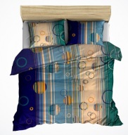 pościel bawełna lux 200x220 + 2x70x80 zamek B 401 widokowa