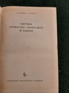 G.Lanson, P.Tuffrau Historia literatury francuskiej w zarysie