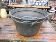 STARY DUŻY KOCIOŁEK MOSIĘŻNY