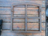 ŁADNE STARE MAŁE OKNO ŻELIWNE