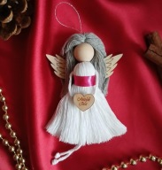 Aniołek handmade makrama