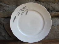 Porcelanowy Płaski Talerz Obiadowy__ ĆMIELÓW PRL