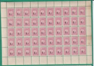 Szwajcaria o[łaty fiskalne Kanton VAUD, 50 szt w arkusiku stan ** /SZ0/