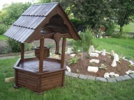 Studnia ogrodowa fi120 impregnowana- obudowa kręgu