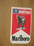 MARLBORO MONTANA oryginalna naklejka z 1981 roku