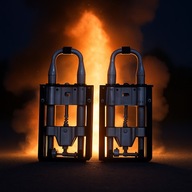 Zagłówki pirotechniczne antykapotażowe Peugeot 307CC 9643468680 (komplet)