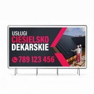 Baner Reklamowy Reklama Plandeka Banery CIESIELSKO DEKARSKIE Projekt Gratis