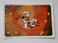 Bajki z mchu i paproci - Żwirek i Muchomorek - pocztówka - stare wydanie