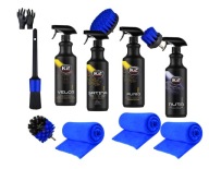 K2 Zestaw KOSMETYKÓW DO PIELĘGNACJI CZYSZCZENIA AUTA KOSMETYKI SAMOCHODOWE
