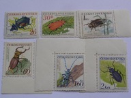Czechosłowacja - owady - żuki - Mi. 1371-76 **