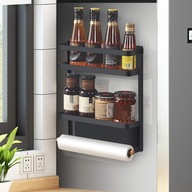 MAGNETYCZNY REGAŁ WISZĄCY NA LODÓWKĘ KUCHNIA ŁAZIENKA MAGNES PÓŁKA KUCHENNA