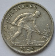 Luksemburg 1 frank 1946 - hutnik