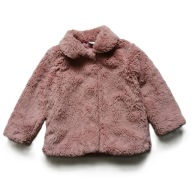 LINDEX przejściowa kurtka futrzana FUTRO 104 cm