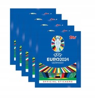 10 Saszetek Naklejki EURO 2024 Germany UEFA Topps Stickers