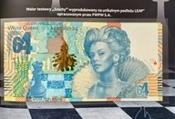 BANKNOT TESTOWY - SZACHY 64 + kwartalnik nr.65