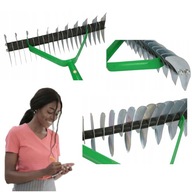 GRABIE AERATOR OGRODOWY RĘCZNY OBUSTRONNE NAPOWIETRZANIE WERTYKULATOR 32CM