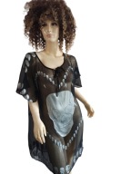 CHARLOTTE SPARRE TUNIKA jedwabna czaszki 38/40