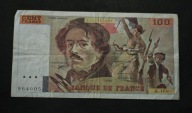 Francja - banknot - 100 Frank 1990 rok