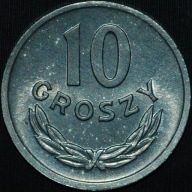 10 groszy 1966 - menniczy egzemplarz