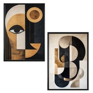 Plakat Zestaw 30x40, 2 sztuki, plakaty ,MINIMALIZ, ABSTRAKCJA ,TWARZ *1989*