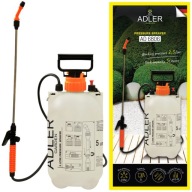 OPRYSKIWACZ RĘCZNY CIŚNIENIOWY Z REGULACJĄ 5L LANCA 43CM WĄŻ 130CM ADLER