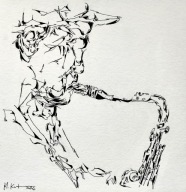 SAKSOFONISTA ORYGINALNY RYSUNEK JAZZ JAZZMAN