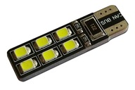 POSTOJÓWKI LED W5W CANBUS 12 SMD 2835 BIAŁE 12V