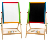 DWUSTRONNA TABLICA KREDOWA MAGNETYCZNA - EDUKACYJNA AKCESORIAMI DLA DZIECKA