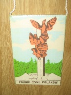 SZCZECIN Pomnik CZYNU POLAKÓW proporczyk z PRL