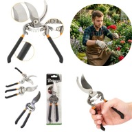 SEKATOR OGRODOWY RĘCZNY DO KRZEWÓW GAŁĘZI KWIATÓW PĘDÓW STALOWY BRADAS