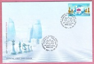 Kirgistan 2016, FDC sport, szachy, wyd.400 szt.