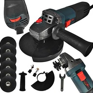 SZLIFIERKA KĄTOWA Z REGULACJĄ OBROTÓW DIAX KĄTÓWKA 125mm 1750W + 6x TARCZA